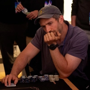 Max Chiswick at a poker table